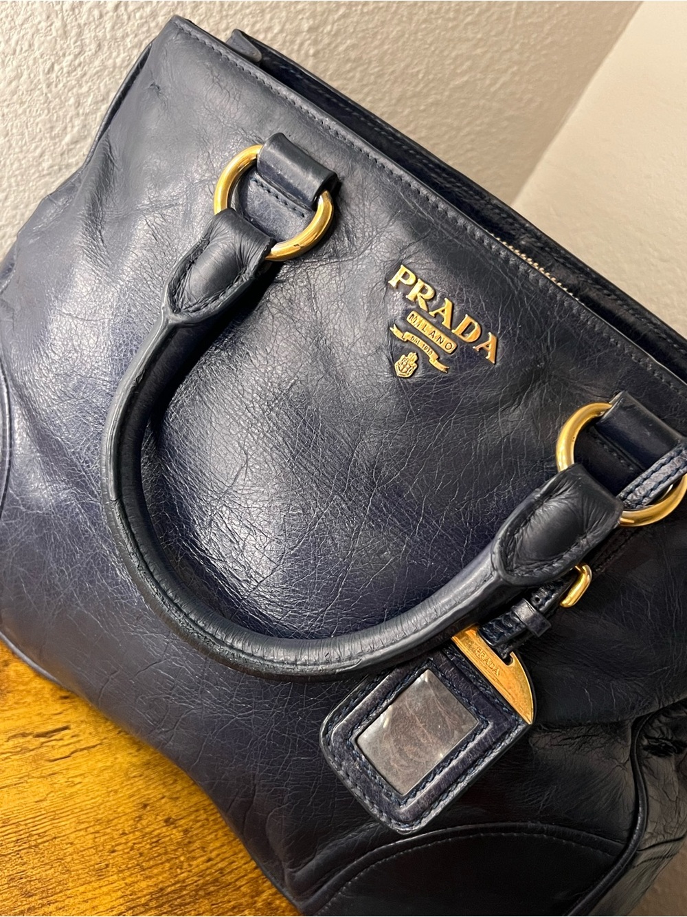 Prada Vitello satchel Galleria style bag - Picture 7 of 12